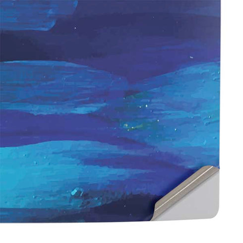 Ocean Blue Brush Stroke by Etta Vee PS5 Pro Console Skin